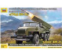 Zvezda - 1/72 BM-21 GRAD 1 ROCKET LAUNCHER (3/24) *