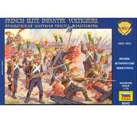 Zvezda 8042 - French Elite Infantry. Voltigeurs - Plastic Model Soldiers Kit Scale 1/72 1" 40 Details