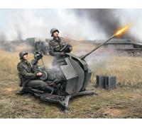 Zvezda 1:72 German 2 Cm Flak 38 With Crew Plastic Model Kit