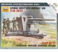 Zvezda 1/72 German 88mm Flak 36/37 # 6158 - Plastic Model Figures