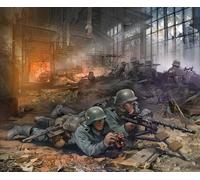 German machinegun with crew 1939-42 plastic kit 1:72 model ZVEZDA