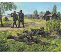 Zvezda Model Kit 6216 - German Anti Tank Rifle Team Figure - 1:72 Scale - Plastic