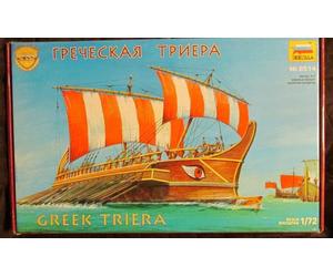 Zvezda 1/72 Scale Ancient Greek Triere Galley ship model kit