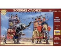 Zvezda 500788011-1:72 War Elephants