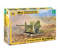 Zvezda Model Kit 1:35 Scale British QF 6-pdr Anti-Tank Gun Mk.II 500783518