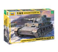 Zvezda 1/35 3641 German Medium Tank Panzer IV Ausf.E