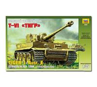 Zvezda Plastic Model Kit – Tiger I Ausf. E – 1:35 Early (Kursk) – ZS3646