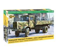 Zvezda 3647 German Heavy Truck L-4500 Einheitsfahrerhaus 1:35 Model Kit