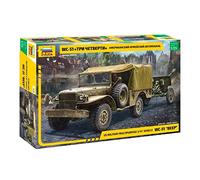 Zvezda -3656-WC-51 Beep US Military Multipurpose 3/4T Vehicle, 1/35 scale, Model Kit, ZS3656