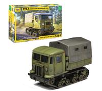 Zvezda Plastic Model Kit STZ-5 Soviet Artillery Tractor 1:35 Tracked – 3663