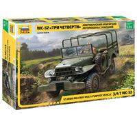 ZVEZDA 3664 1:35 American army vehicle WC-52 "Three-quarters" with winch