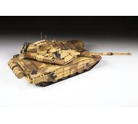 Zvezda 500783675 1:35 Russian Main Battle Tank, Model Building, Kit, Standing Model Building, Hobby, Crafts, Plastic Kit, Unpainted