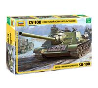 ZVEZDA 3688 Soviet S.P Gun Su 100 1:35 Military Model Kit