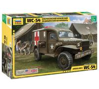 Zvezda - 1/35 WC-54 Ambulance - Plastic Model Making - Scale: 1:35