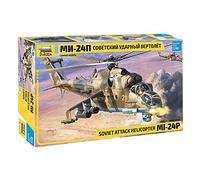 Zvezda 4812 1:48 MIL MI-24P Russ. Attack Helicopter Model Kit, Plastic Assembly Kit, Detailed Replica, Unpainted