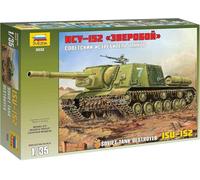 1:35 Zvezda Isu-152 Soviet Self-Propelled Gun Kit Z3532 Model