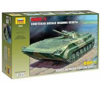 Zvezda Plastic Model Kit 3553 – 1:35 BMP-1 Soviet Infantry Fighting Vehicle – Unpainted