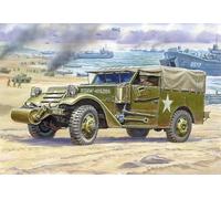 Zvezda 500783581 Model car WWII US M3 1:35 scout car with tarpaulin