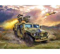 Zvezda 500783682-1:35 GAZ Kornet, model making, kit, stand model making, hobbies, crafts, plastic kit, unpainted