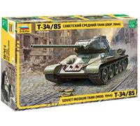 1:35 Zvezda Soviet Medium Tank T-34/85 (New Molds) Kit ZS3687 Model