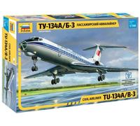 Zvezda 500787007-1:144 Passenger Aircraft Tupolev Tu-134B'67