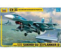 Sukkoi SU-33 Russian Naval Fighter - AIRPLANES 1/72 - ZVESDA Z7297