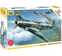 Yak-3 Soviet Fighter 1:72 Plastic Model Kit Zvezda