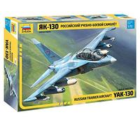 Zvezda 500787307-1:72 YAK-130, Model Building Kit, Standing Model Building, Hobby, Crafts, Plastic Kit, Unpainted
