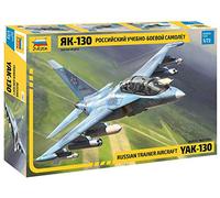 Zvezda 500787307-1:72 YAK-130, Model Building Kit, Standing Model Building, Hobby, Crafts, Plastic Kit, Unpainted