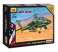 Zvezda 500787408-1:144 AH-64 Apache US Attack Helicopter