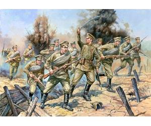 Zvezda 500788082-1:72 WWI Russian Infantry Figure Set