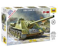 Soviet Gun Su-100 Tank 1:72 Plastic Model Kit 5044 Zvezda