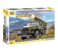 ZVEZDA 5051 1:72 Russian self-propelled multiple launch rocket system "Grad BM-2
