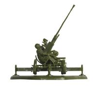 Zvezda 6115 1:72 WWII Sovjet Flak with Troop Model Kit, Plastic Kit, Assembly Kit, Detailed Replica, Unpainted, ZVE-6115