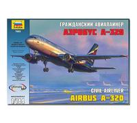 1:144 Zvezda Airbus A-320 Kit Z7003 Model