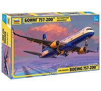 Zvezda 7032 1:144 Boeing 757-200 Model Kit, Plastic Kit, Assembly Kit, Detailed Replica, Unpainted