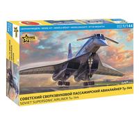ZVEZDA 7045 1:144 Soviet supersonic civilian aircraft Tupolev Tu-144