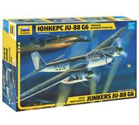 Zvezda Aircraft model kit, night fighter Junkers JU-88G6, WWII period, 500787269, 1:72 -
