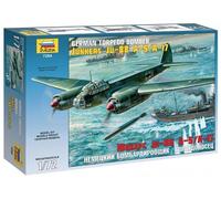 Zvezda 7284 1/72 German Torpedo Bomber Junkers Ju-88 A-5/A-17