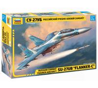 Zvezda 500787294-1:72 Sukhoi SU-27 UB Flanker-C, model making, kit, stand model making, hobby, crafts, plastic kit