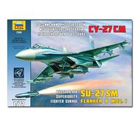 Zvezda Plastic Aircraft Model Kit Sukhoi Su-27SM Flanker 1:72 Kit 7295