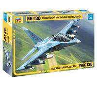 Zvezda 500787307-1:72 YAK-130, Model Building Kit, Standing Model Building, Hobby, Crafts, Plastic Kit, Unpainted