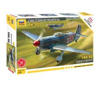 ZVEZDA 7313 1:72 Soviet fighter Yak-9D - snap-fit
