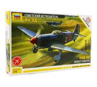 Zvezda 7313 YAK-9D Soviet Fighter 1:72 Plastic Model Kit