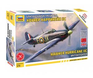 ZVEZDA 7322 1:72 British Fighter Hawker Hurricane IIC - snap-fit