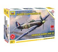 Zvezda 7322 Hawker Hurricane IIC 1:72 Snap Fit Plastic Aircraft Model Kit