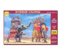 Zvezda 500788011-1:72 War Elephants