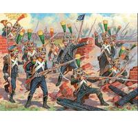 Zvezda 8042 - French Elite Infantry. Voltigeurs - Plastic Model Soldiers Kit Scale 1/72 1" 40 Details