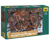 Zvezda 1/72 Russian Foot Warriors 13-14th Century # 8062