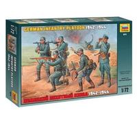 ZVEZDA 8078 German Infantry Platoon 1942-1944- 1:72 Scale